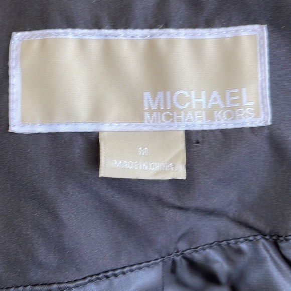 Brand New Michael Kors Black Quilted Stitch Button Up Jacket - Picture 14 of 16